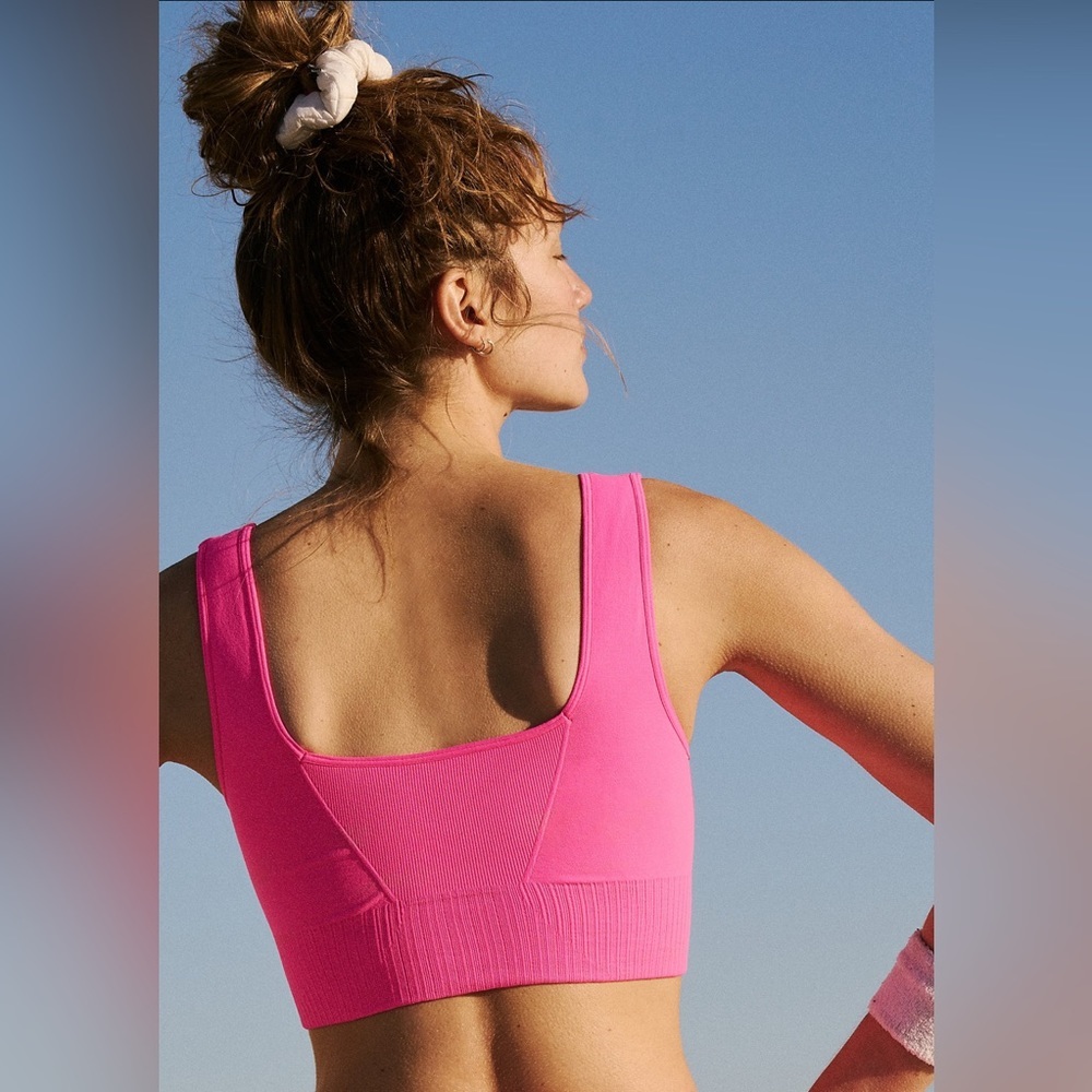 Free People Good Karma Square-Neck Bra - Picture 3 of 5